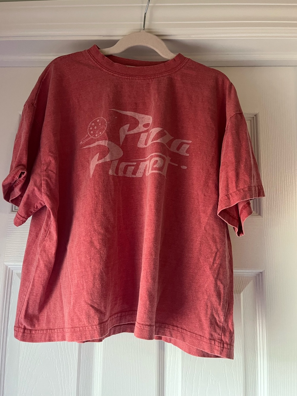 Red disney Pixar Pizza Planet Kids T‑Shirt
